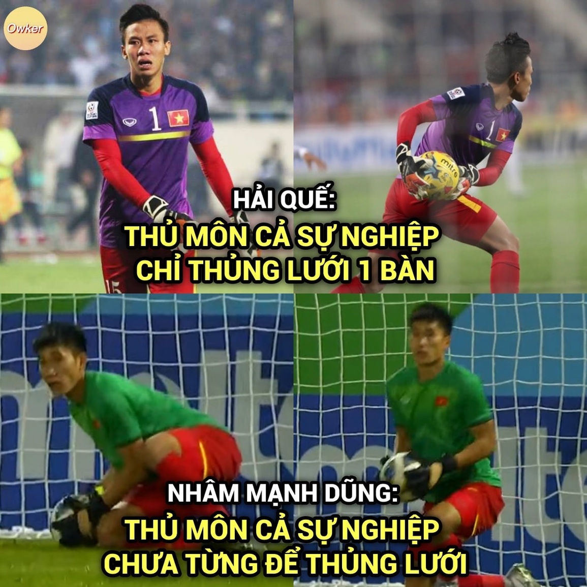 Trở thành thủ môn bất đắc dĩ, Nhâm Mạnh Dũng vô tình lập kỷ lục của bóng đá Việt Nam khi không để thủng lưới bàn nào trong cả Trở thành thủ môn bất đắc dĩ, Nhâm Mạnh Dũng vô tình lập kỷ lục của bóng đá Việt Nam khi không để thủng lưới bàn nào trong cả