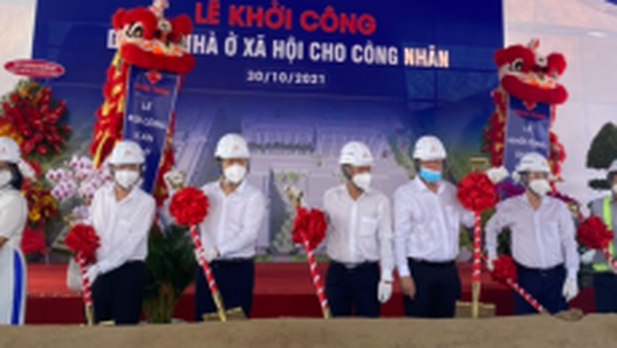 TP Thủ Đức khởi công 1.000 nhà ở xã hội cho công nhân