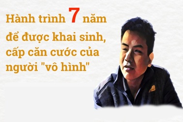 Người "vô hình" và hành trình 7 năm để được khai sinh, được có sổ hộ khẩu