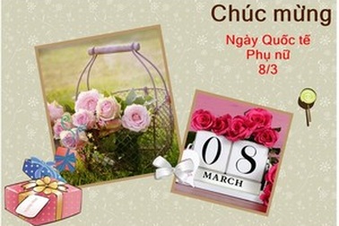 “Tự tạo tấm thiệp mừng cho ngày 8/3” là thủ thuật nổi bật nhất tuần qua