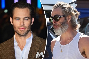 Không nhận ra tài tử 41 tuổi Chris Pine