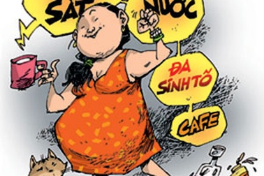 Bầu bí thắc mắc chuyện uống