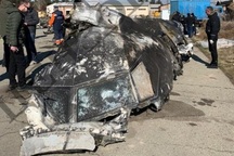 Những hình ảnh đầu tiên của máy bay Ukraine sau khi trúng tên lửa Iran