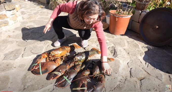 Gia đình YouTuber Kiều Tiên ăn 21kg tôm hùm mừng năm mới 2021 - Ảnh 2. Gia đình YouTuber Kiều Tiên ăn 21kg tôm hùm mừng năm mới 2021 - Ảnh 2.