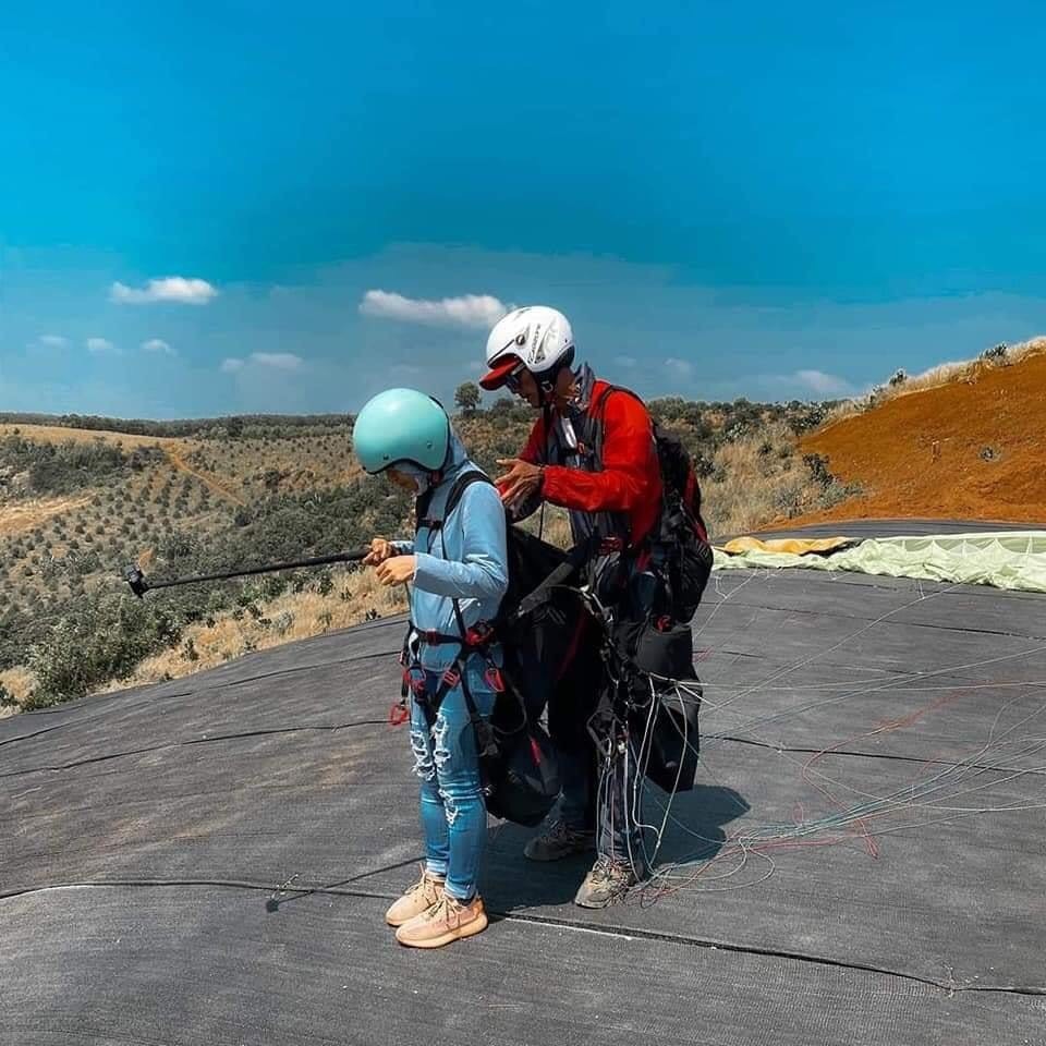 Thử nghiệm bay dù lượn ngắm cảnh trên đèo Con Ó - 4 Thử nghiệm bay dù lượn ngắm cảnh trên đèo Con Ó - 4