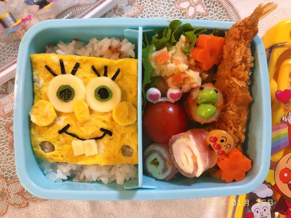 Tuyệt phẩm cơm bento đẹp không nỡ ăn của mẹ Việt ở Nhật làm cho con trai - 12 Tuyệt phẩm cơm bento đẹp không nỡ ăn của mẹ Việt ở Nhật làm cho con trai - 12