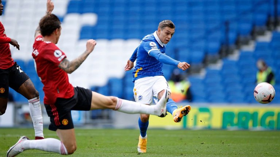 May mắn đồng hành cùng Man Utd ở trận thắng Brighton - 1 May mắn đồng hành cùng Man Utd ở trận thắng Brighton - 1