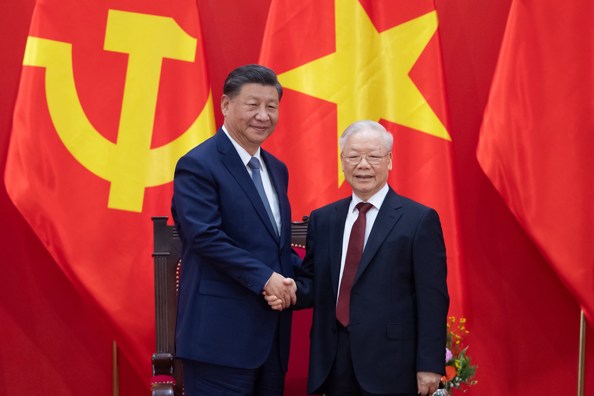 Những hình ảnh trong ngày thứ hai Tổng Bí thư, Chủ tịch Trung Quốc Tập Cận Bình thăm Việt Nam - 15 Những hình ảnh trong ngày thứ hai Tổng Bí thư, Chủ tịch Trung Quốc Tập Cận Bình thăm Việt Nam - 15