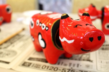 Bò đỏ Akabeko - Linh vật biểu tượng may mắn xứ Phù Tang