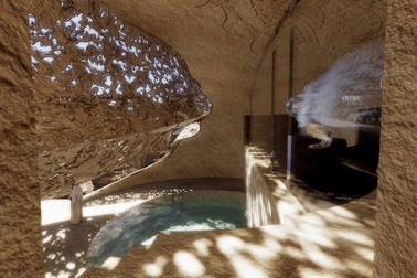 Trải nghiệm "có một không hai" ở khách sạn xây trong lòng núi đá sa thạch