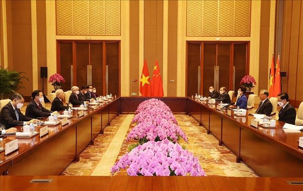 Tổng Bí thư Nguyễn Phú Trọng hội kiến Chủ tịch Chính hiệp Trung Quốc Uông Dương - 3 Tổng Bí thư Nguyễn Phú Trọng hội kiến Chủ tịch Chính hiệp Trung Quốc Uông Dương - 3