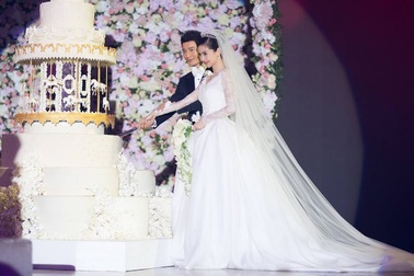 Những hình ảnh tại hôn lễ của AngelaBaby và Huỳnh Hiểu Minh