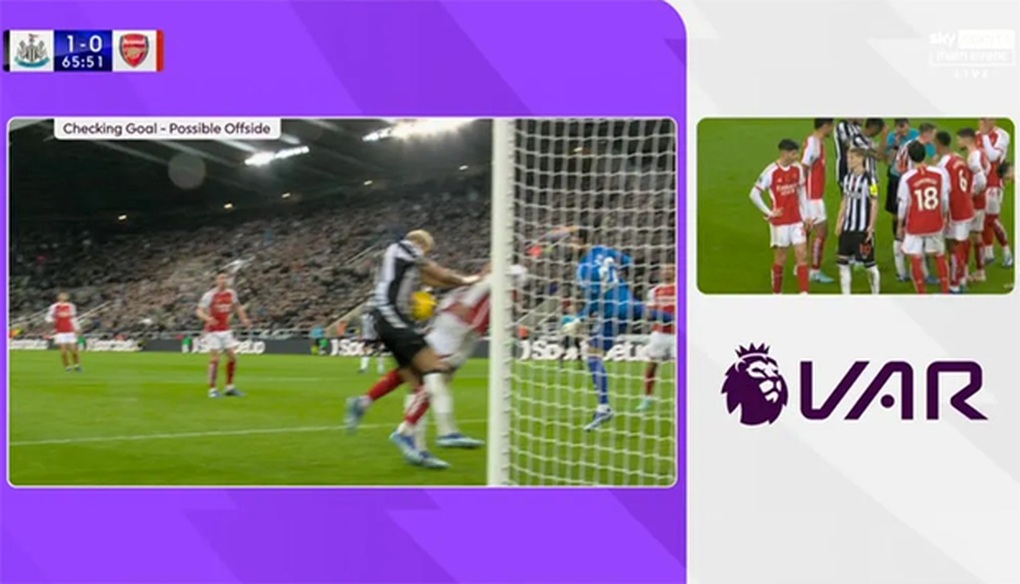 Tranh cãi nảy lửa ở bàn thua của Arsenal: Bóng qua vạch vôi hay chưa? - 4 Tranh cãi nảy lửa ở bàn thua của Arsenal: Bóng qua vạch vôi hay chưa? - 4