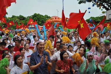 Đất mỏ vỡ òa niềm vui chiến thắng chinh phục đỉnh Olympia