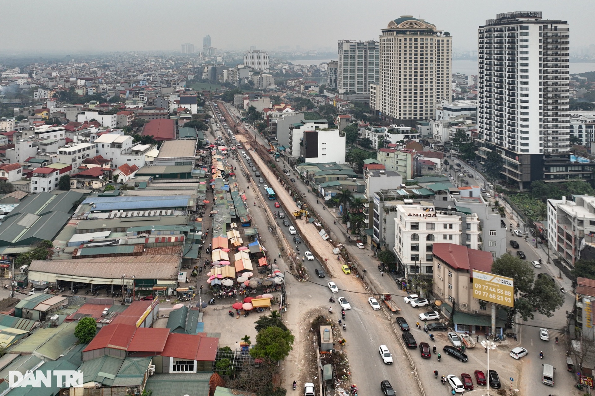 Diện mạo dự án mở rộng đường Âu Cơ - Nghi Tàm dự kiến về đích vào tháng 6 - 11 Diện mạo dự án mở rộng đường Âu Cơ - Nghi Tàm dự kiến về đích vào tháng 6 - 11