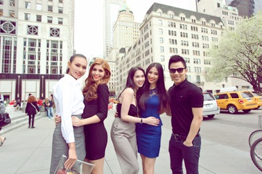 Chân dài Việt khoe sắc trên đất Mỹ