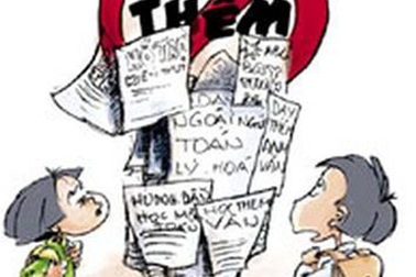 Nhiều ý kiến bức xúc về tình trạng bắt trẻ học thêm