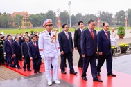 Lãnh đạo Đảng, Nhà nước vào Lăng viếng Chủ tịch Hồ Chí Minh nhân dịp 2/9