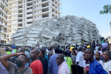 Sập tòa nhà 22 tầng ở Nigeria, ít nhất 4 người chết