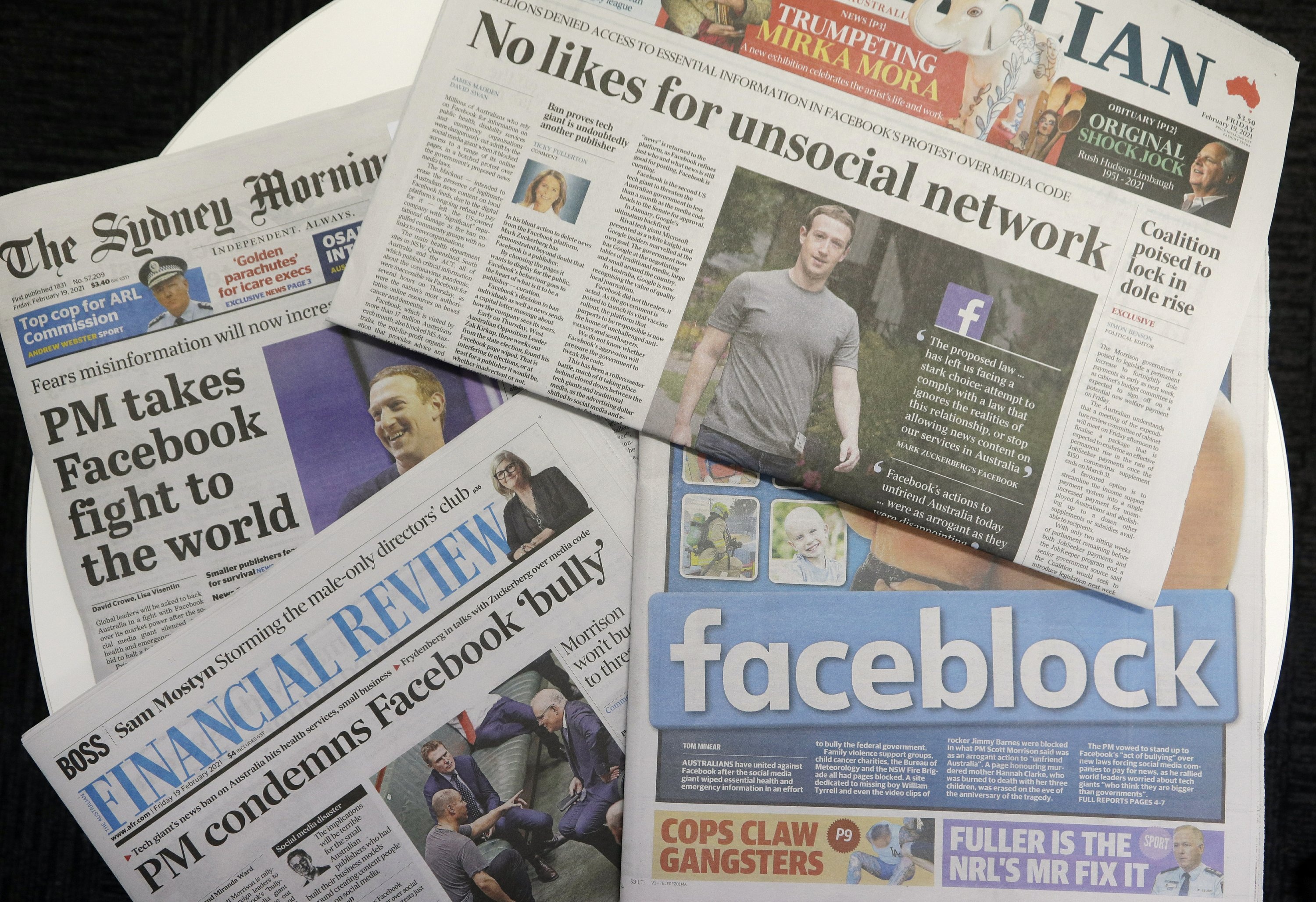 Cuộc chiến căng thẳng giữa Australia với Facebook nhìn từ góc độ toàn cầu - 1 Cuộc chiến căng thẳng giữa Australia với Facebook nhìn từ góc độ toàn cầu - 1