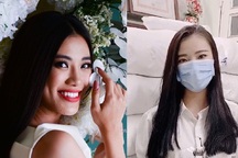 Á hậu Kim Duyên dùng tiền tiết kiệm tặng 5 tấn gạo cho người bán vé số