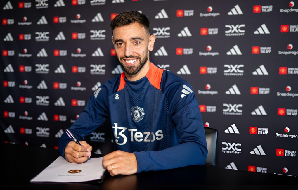 Bruno Fernandes gia hạn hợp đồng với Man Utd - 1