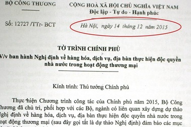 Bộ Công Thương nói gì về chuyện vẫn trình văn bản ông Vũ Huy Hoàng ký?