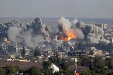 Giao tranh ác liệt tại điểm nóng Kobane nhìn từ vệ tinh