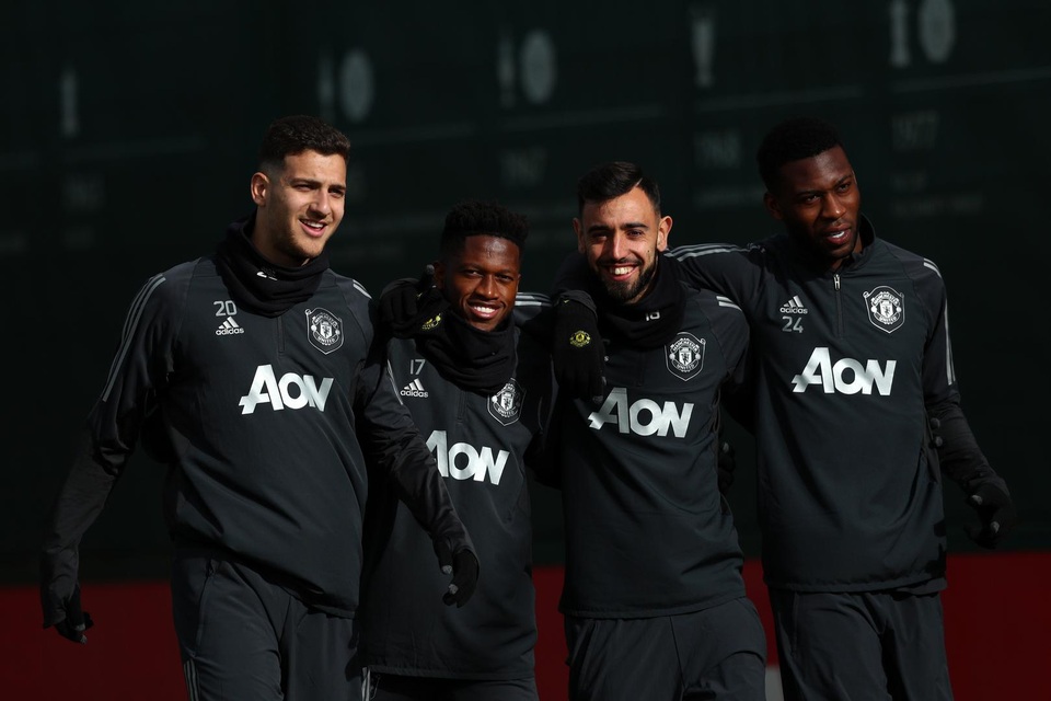 Các cầu thủ Man Utd tự tin chuẩn bị tiếp đón Club Brugge - 1 Các cầu thủ Man Utd tự tin chuẩn bị tiếp đón Club Brugge - 1