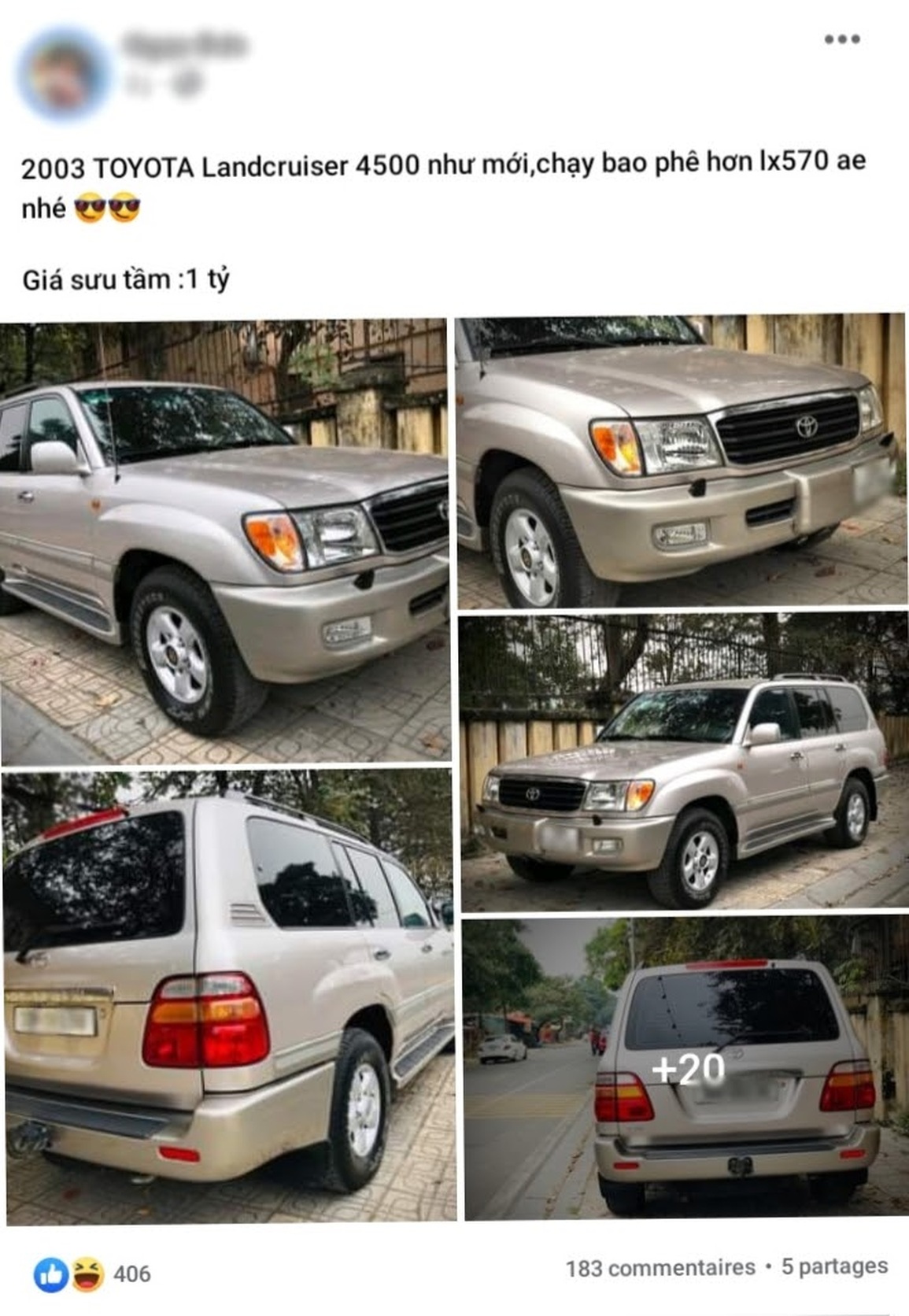 Toyota Land Cruiser 18 tuổi, chủ rao giá ngang ngửa Hyundai Santa Fe 2021 - 1 Toyota Land Cruiser 18 tuổi, chủ rao giá ngang ngửa Hyundai Santa Fe 2021 - 1