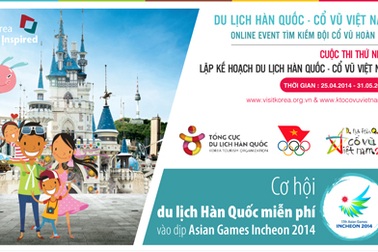 Cơ hội khám phá xứ sở Kim Chi, cổ vũ đội tuyển VN tại Asiad 2014