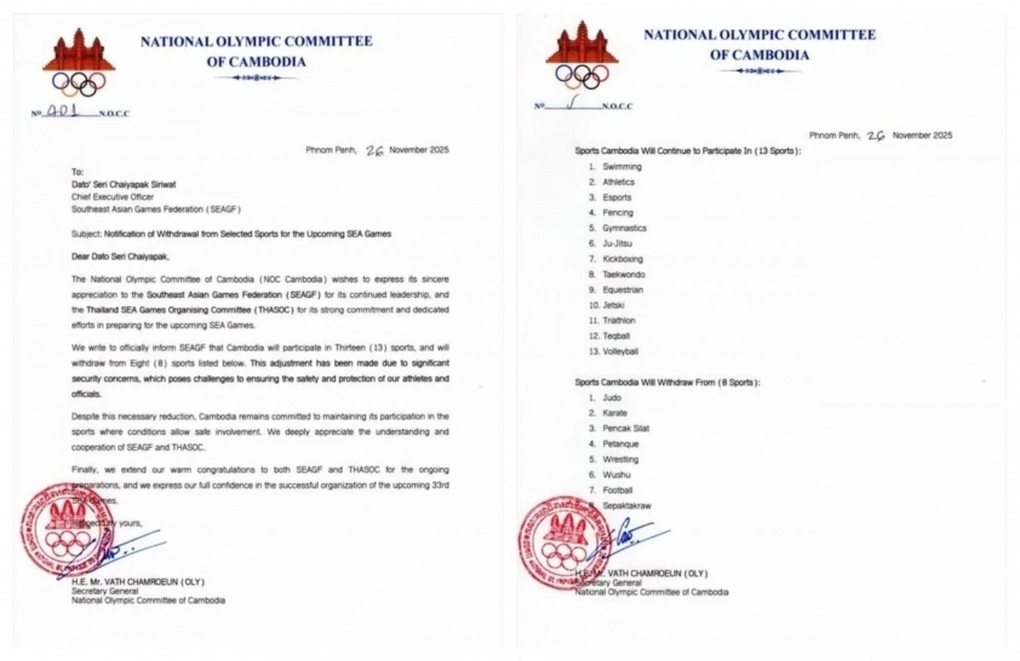 Động thái vô cùng bất ngờ của U22 Campuchia khi rút khỏi SEA Games - 2