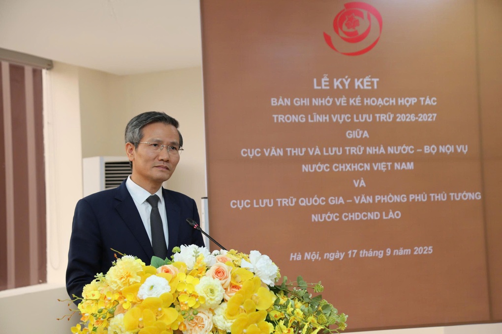 Việt Nam và Lào ký hợp tác lưu trữ giai đoạn 2026-2027 - 3 Việt Nam và Lào ký hợp tác lưu trữ giai đoạn 2026-2027 - 3