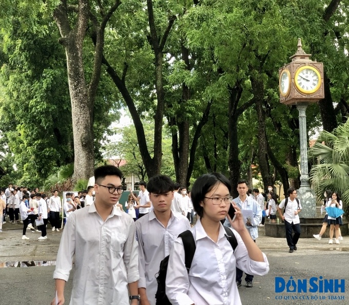 Thí sinh tham dự kỳ thi tốt nghiệp THPT 2023.