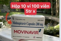 F0 kê toa mới được mua Molnupiravir: Nhà thuốc lo khó, chợ đen loạn giá