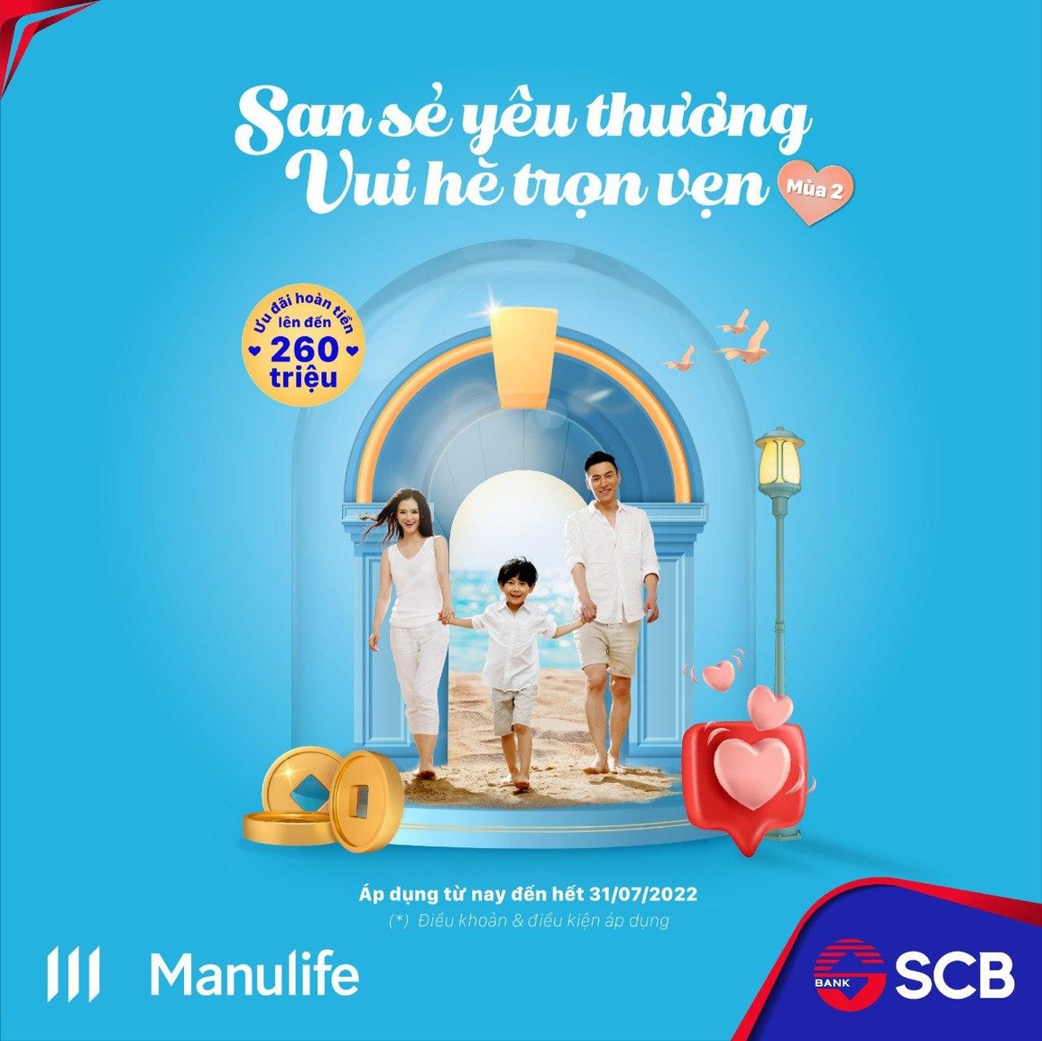 Khuyến mại tiền mặt lên đến 260 triệu đồng khi tham gia bảo hiểm Manulife qua SCB - 1 Khuyến mại tiền mặt lên đến 260 triệu đồng khi tham gia bảo hiểm Manulife qua SCB - 1