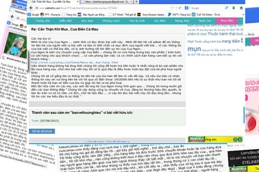 Điêu đứng vì bị bêu xấu