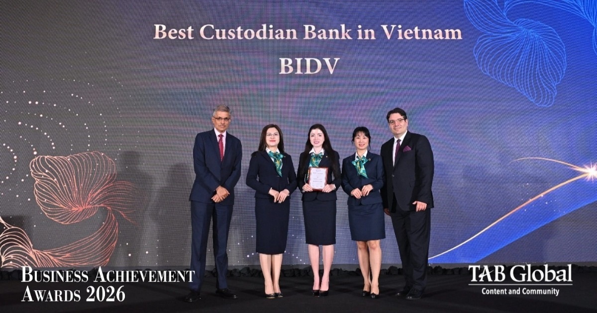 BIDV giữ vững vị thế "Ngân hàng lưu ký tốt nhất Việt Nam