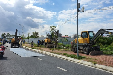 Điều lực lượng chuẩn bị cưỡng chế khu đất quốc phòng bị giang hồ "cát cứ"