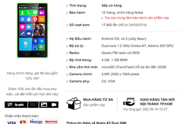Nokia X2 sẽ chính thức ra mắt người dùng Việt vào ngày 21/7