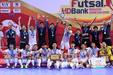 Thái Sơn Nam đoạt cúp futsal quốc gia 2018