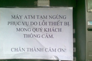 Người dùng thẻ ATM được dịp trải lòng