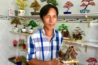 Khởi nghiệp với bonsai dây kim loại