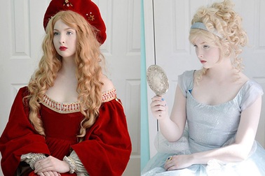 Thiếu nữ 18 tuổi thiết kế trang phục đẹp tựa truyện cổ tích