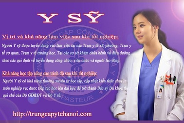 Trung cấp y sĩ đa khoa - nghề y ngành học hút thí sinh năm 2014