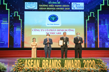 Nutricare vào Top 10 thương hiệu mạnh Asean 2020