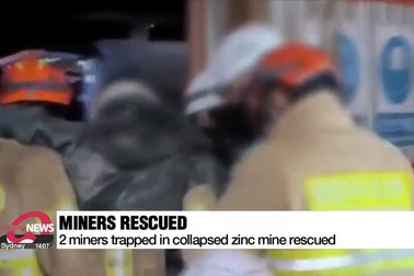 Hai thợ mỏ người Hàn Quốc được cứu sống sau 10 ngày dưới hầm
