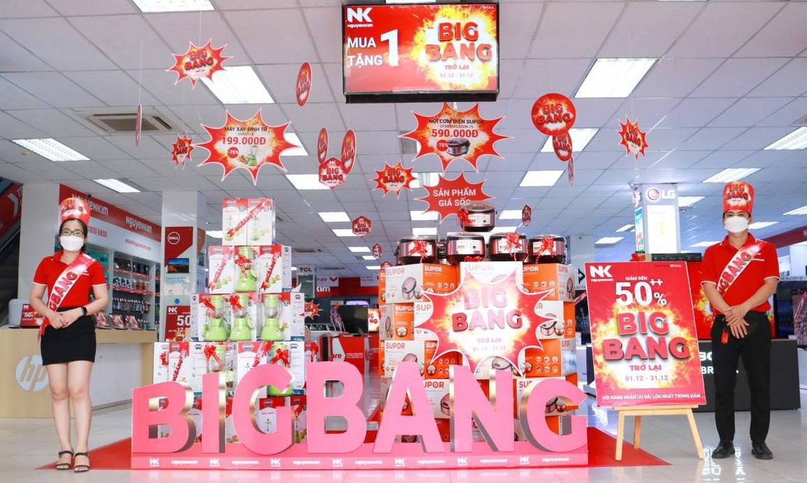 Siêu sale tại Nguyễn Kim, bùng nổ chốt đơn livestream với Big Bang trở lại - 3 Siêu sale tại Nguyễn Kim, bùng nổ chốt đơn livestream với Big Bang trở lại - 3