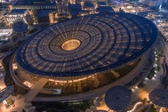 Nhà triển lãm hình phễu "ẩn mình" dưới lòng đất ở Expo 2020 Dubai