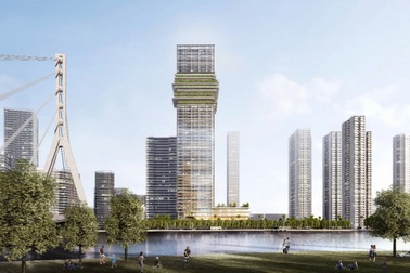 Động thổ tòa tháp văn phòng - thương mại hạng sang trong khu Ba Son